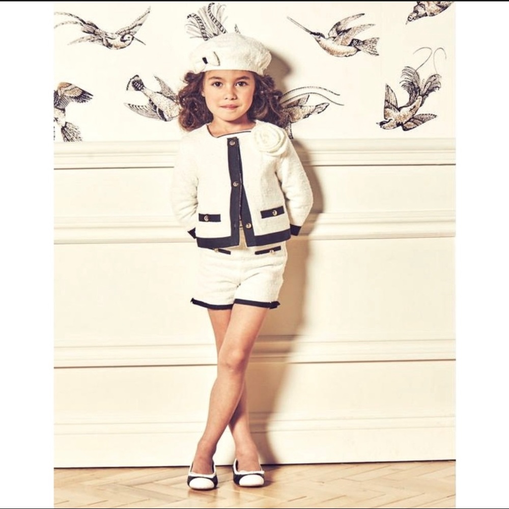 Janie & Jack Boucle Jacket 18-24 & 2T Shorts